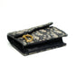 Christian Dior Blue Oblique Jacquard Saddle Card Holder