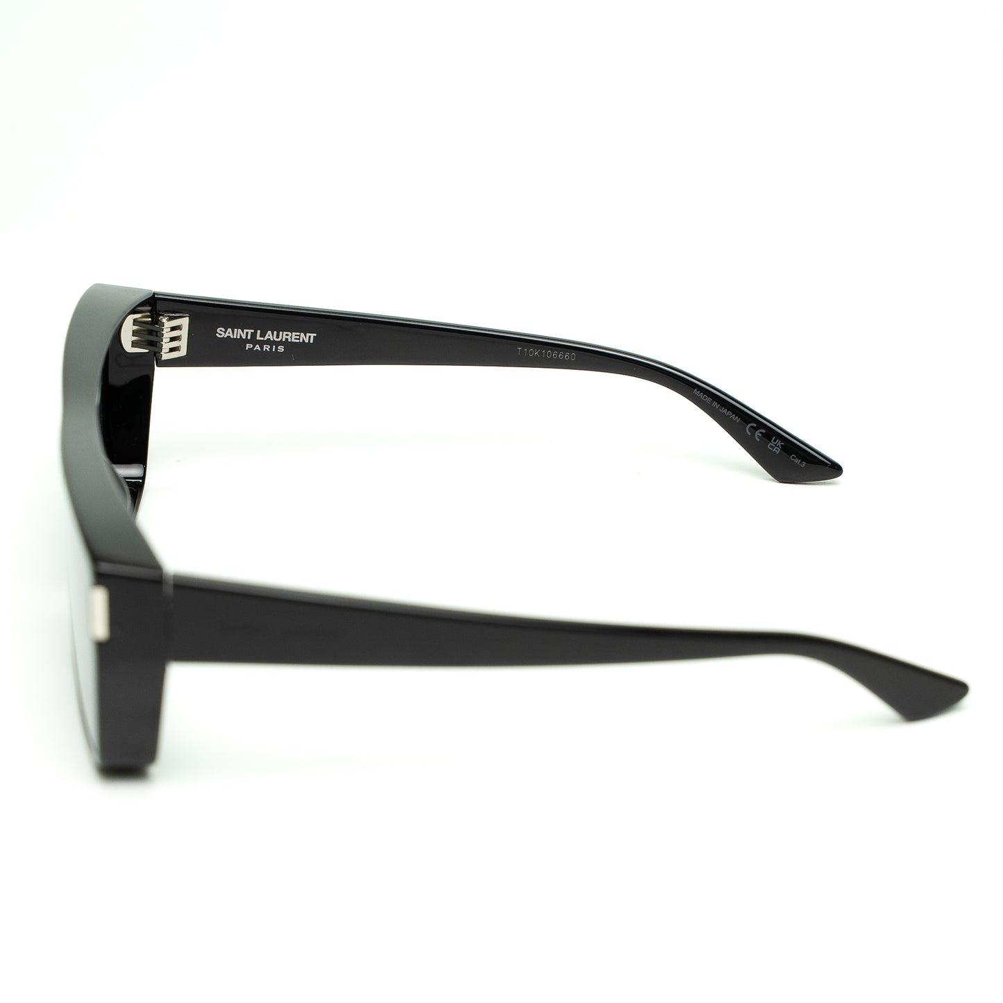 Saint Laurent Black Flat Top Sunglasses