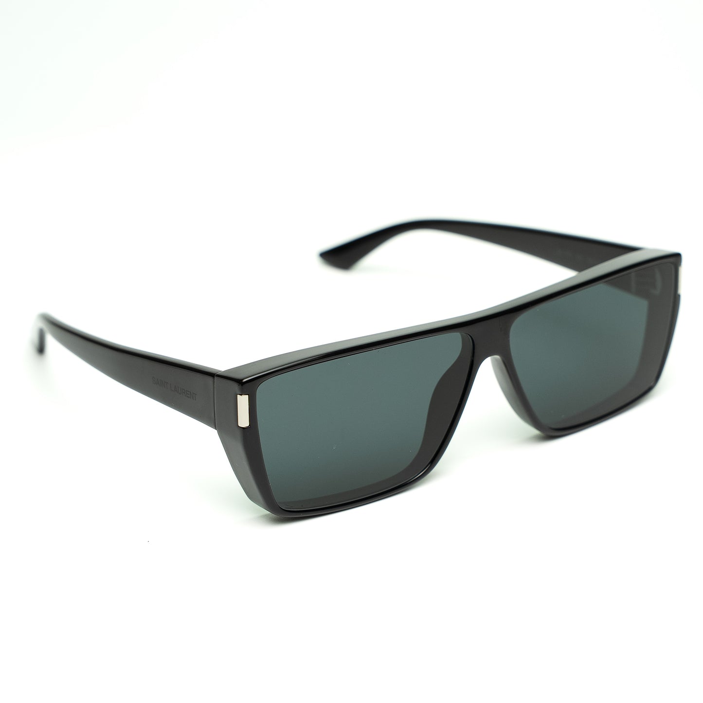 Saint Laurent Black Flat Top Sunglasses