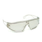 Versace Medusa Shield Silver Sunglasses