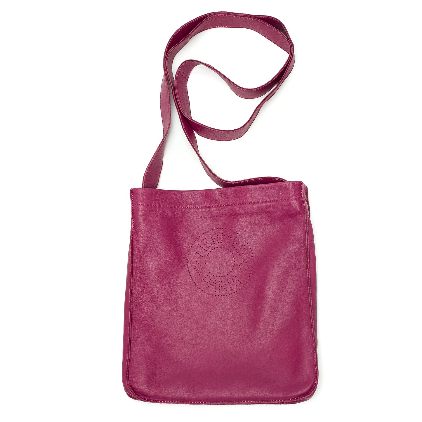 Hermès Fuchsia Clou de Selle Crossbody Bag