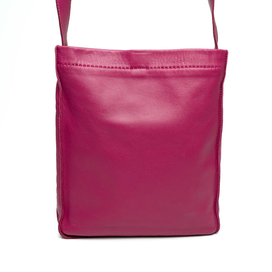Hermès Fuchsia Clou de Selle Crossbody Bag