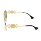 Versace Gold Medusa Aviator Sunglasses