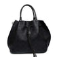 Louis Vuitton Girolata Mahina Leather Tote Black