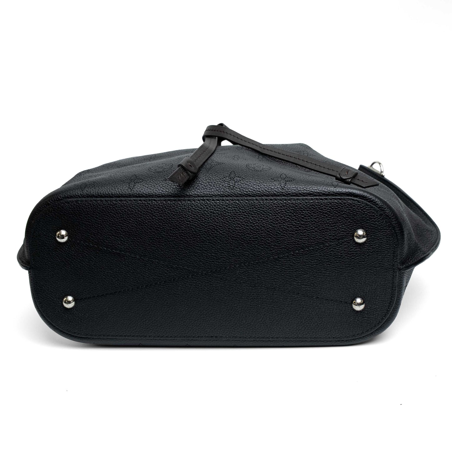 Louis Vuitton Girolata Mahina Leather Tote Black