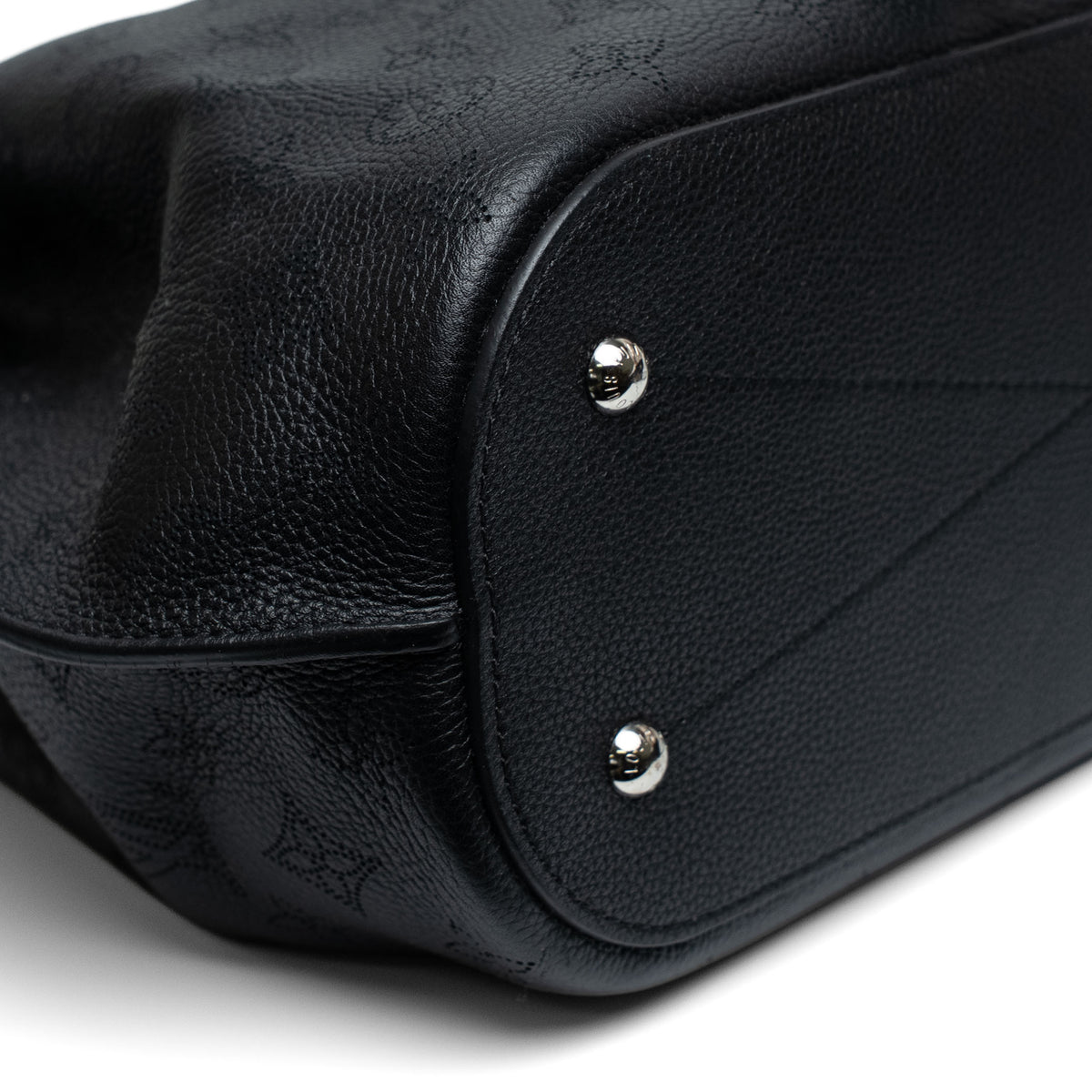 Louis Vuitton Girolata Mahina Leather Tote Black