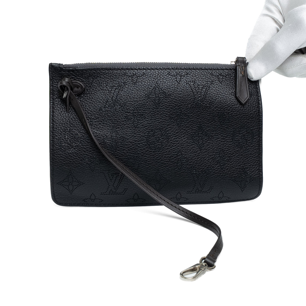Louis Vuitton Girolata Mahina Leather Tote Black
