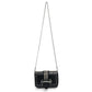 Prada Studded Black Leather Chain Shoulder Bag