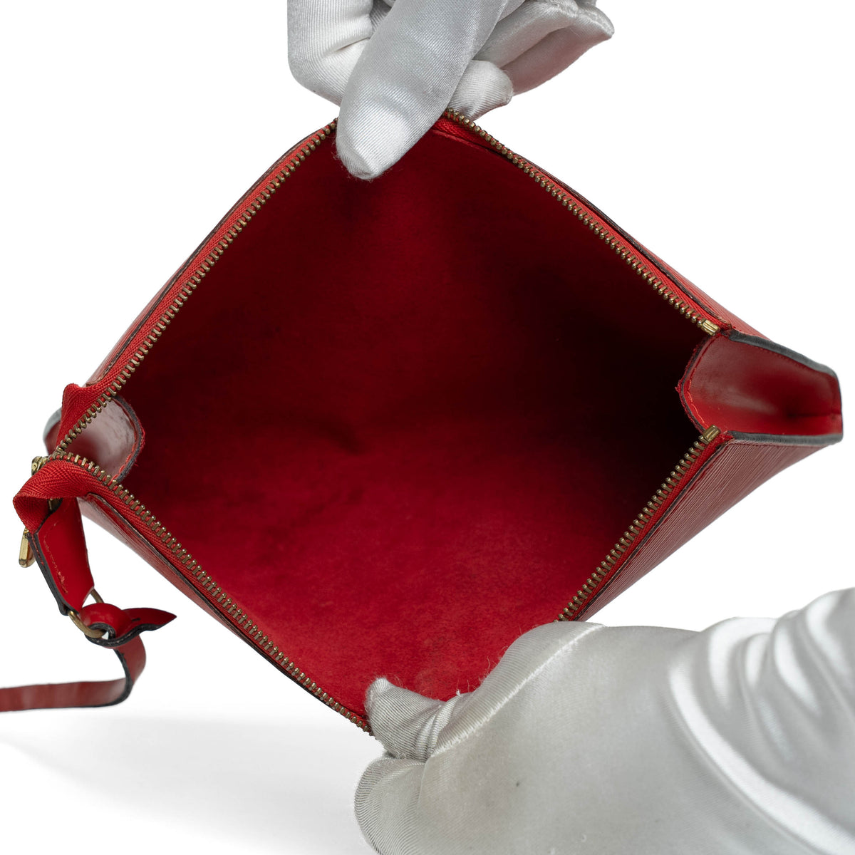 Louis Vuitton Epi Leather Pochette Red