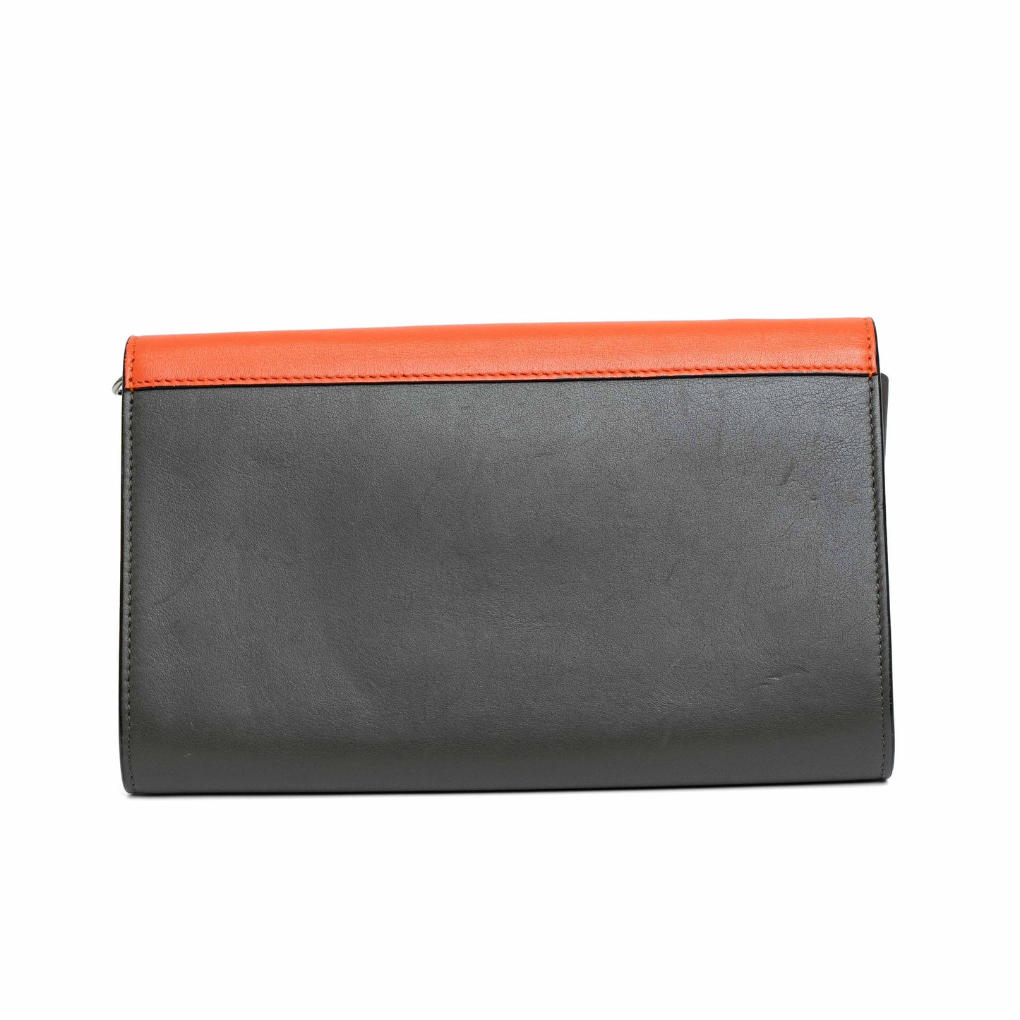 Celine Pocket Envelope Leather Shoulder Bag