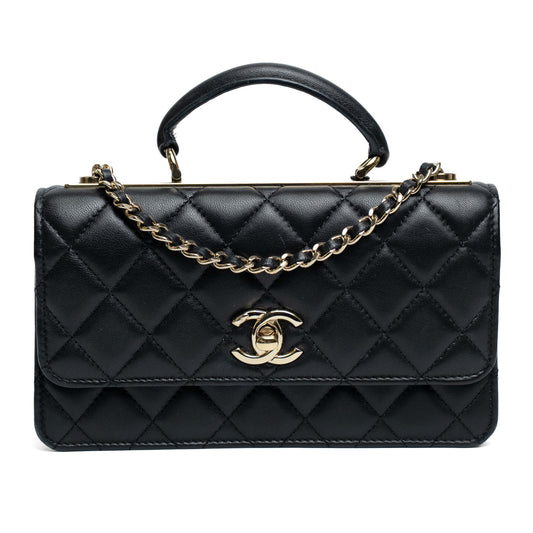 Chanel Trendy CC Lambskin Chain Clutch