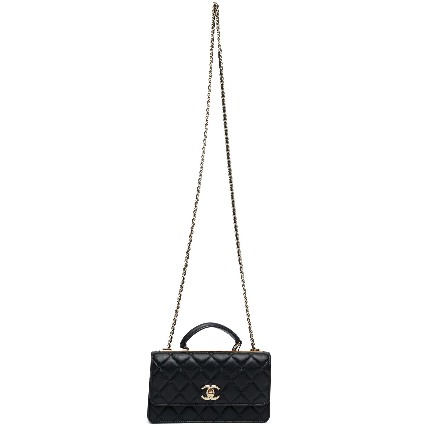 Chanel Trendy CC Lambskin Chain Clutch