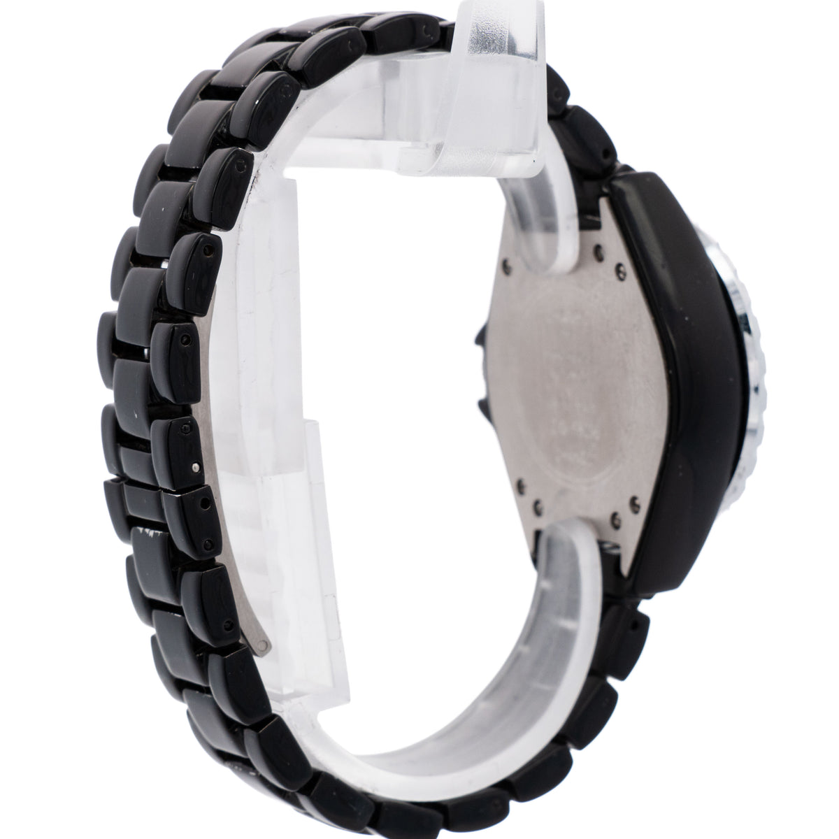 Chanel J12 Black Ceramic Diamond Bezel Watch