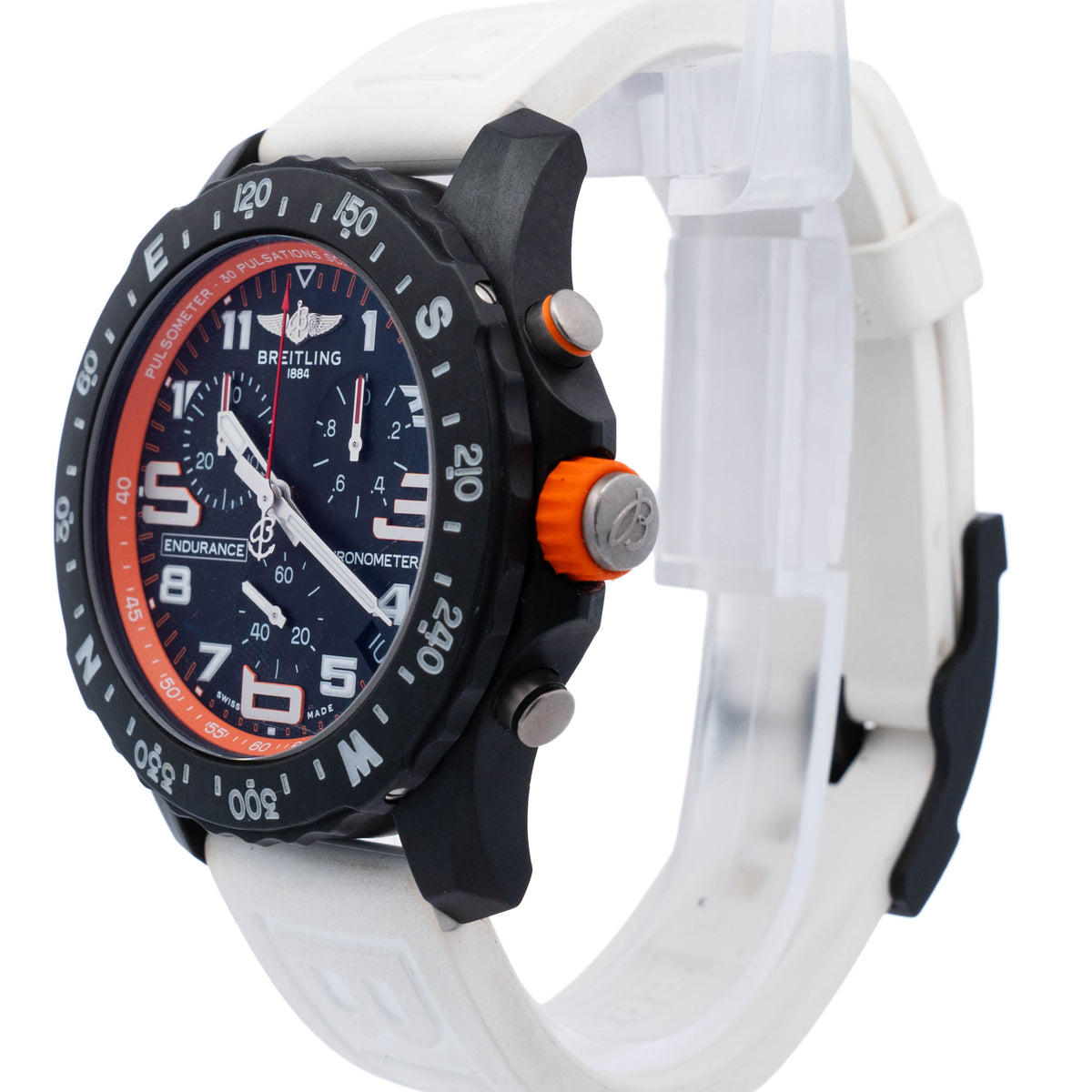 Breitling Endurance Pro 44 White Rubber Chronograph