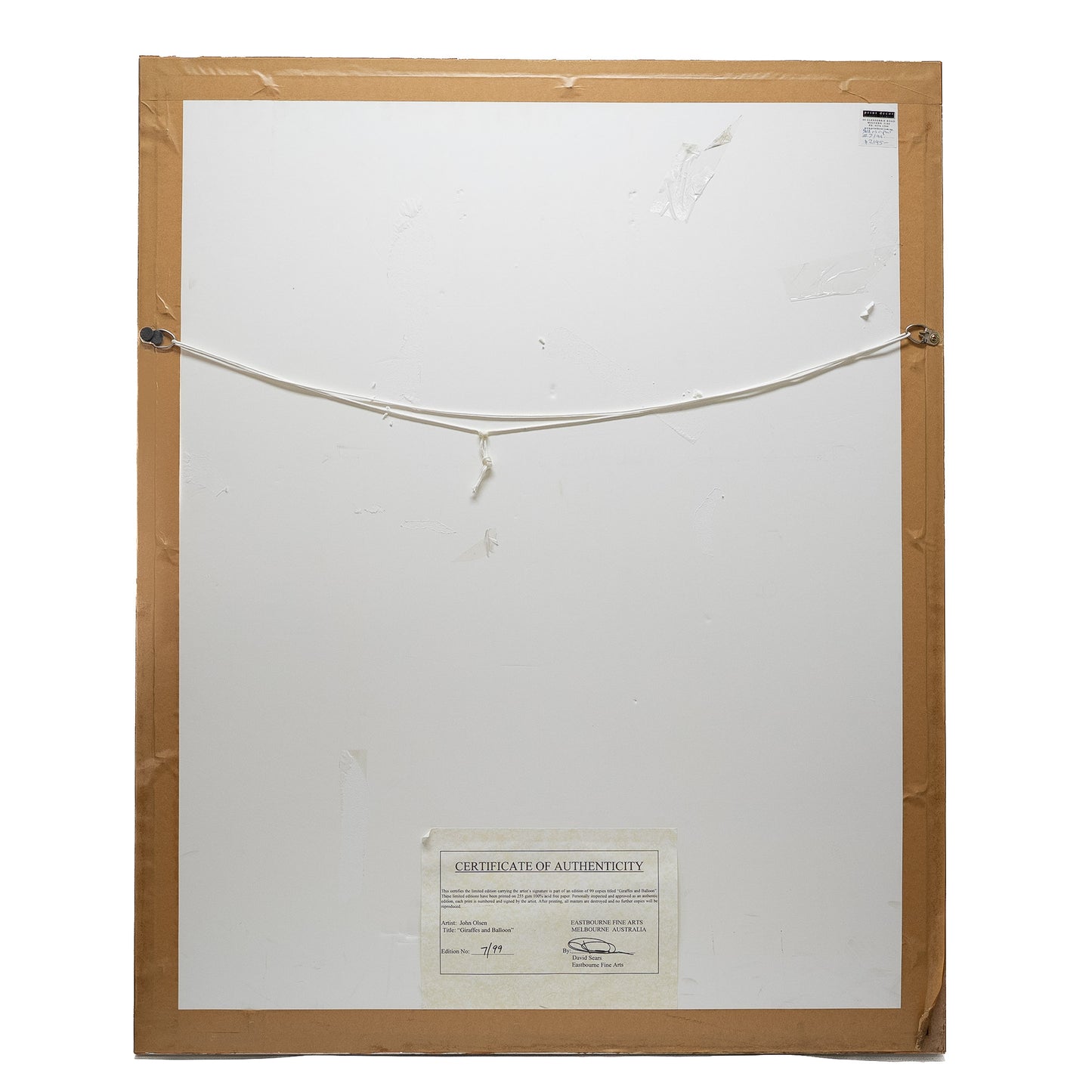 John Olsen “Giraffes and Balloon” Limited Edition Print