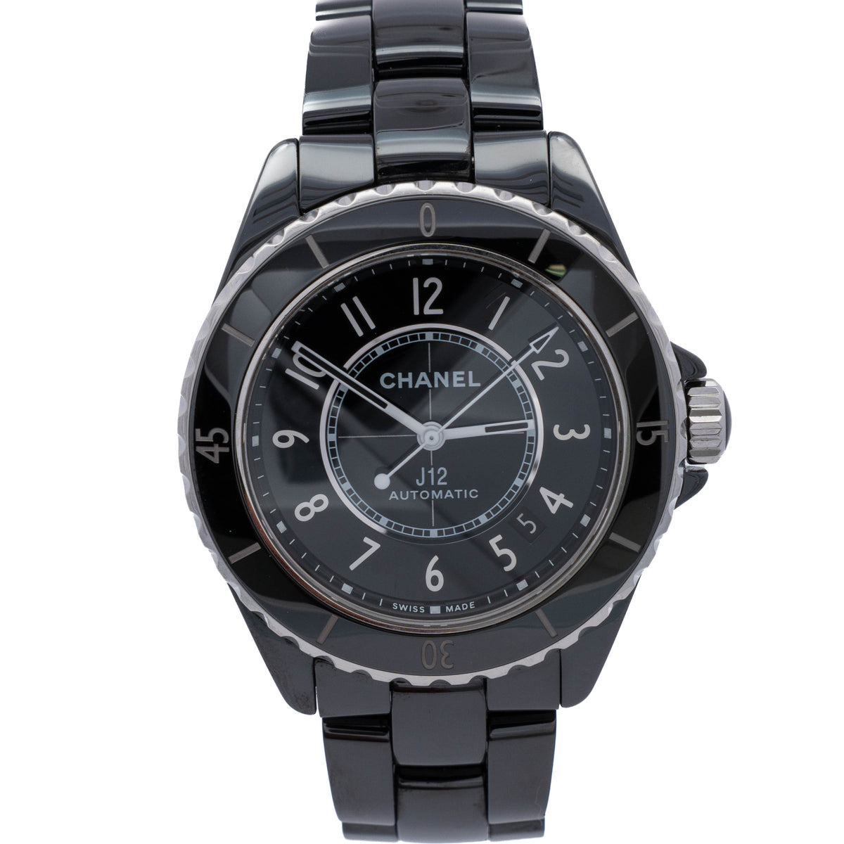 Chanel J12 Calibre 12.1 38mm Black Ceramic Watch