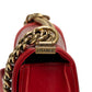 Chanel Boy Bag Red Leather
