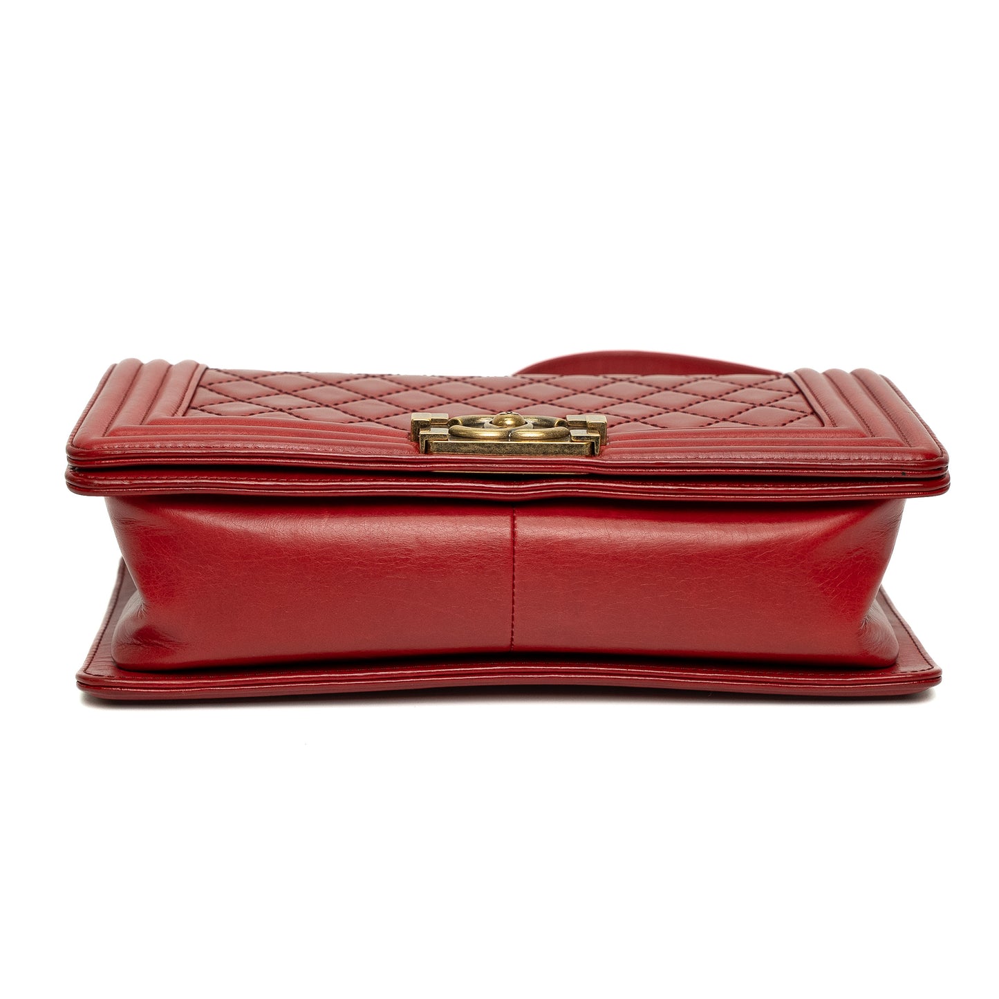 Chanel Boy Bag Red Leather