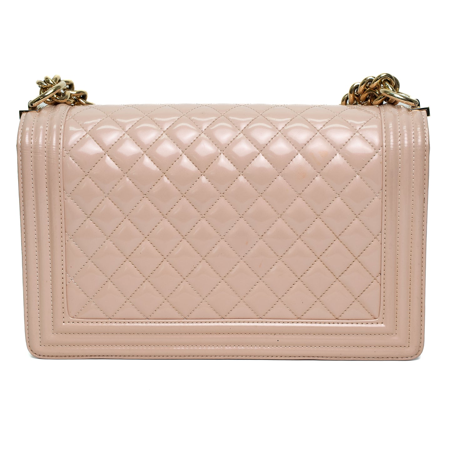 Chanel Boy Light Pink Patent Bag