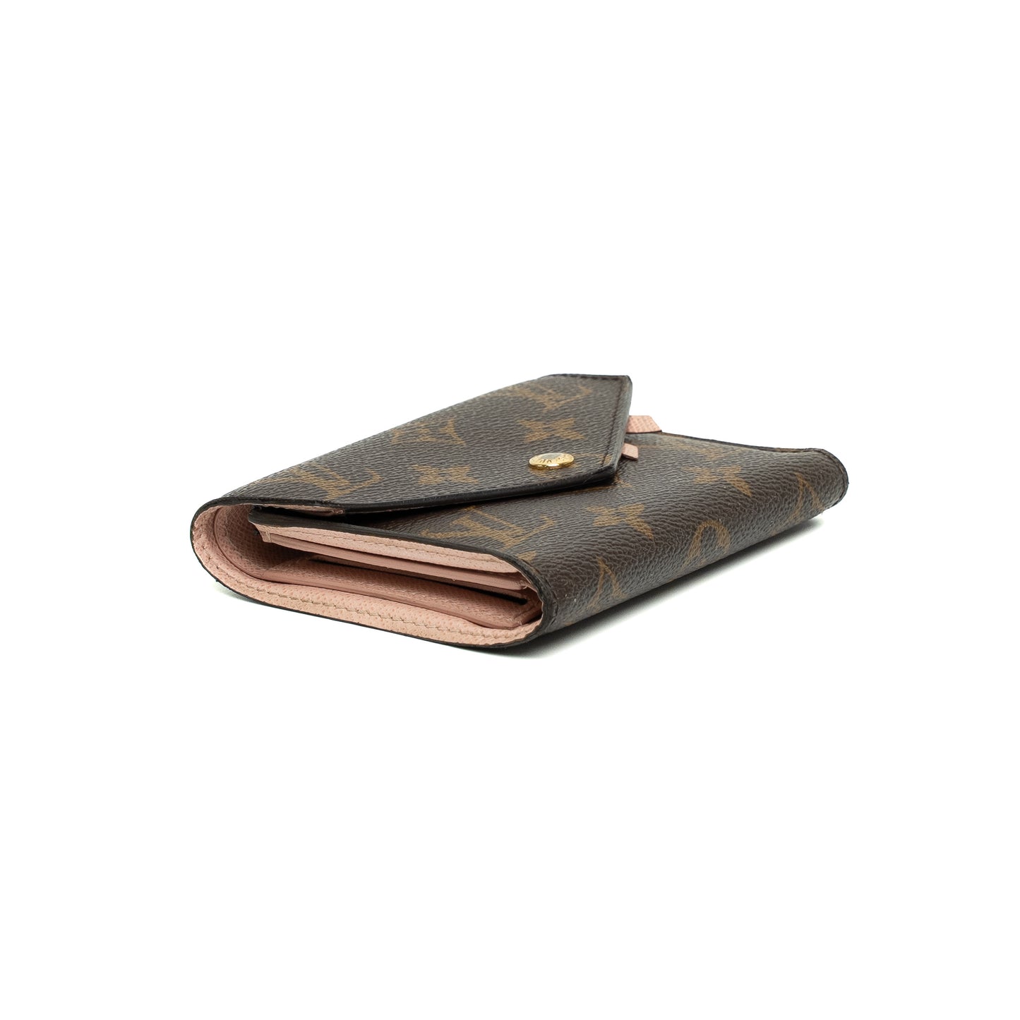 Louis Vuitton Monogram Victorine Wallet Rose Ballerine