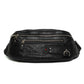 Gucci GG Ssima Black Leather Waist Crossbody Bag