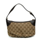 Gucci GG Canvas Beige Ebony Small Pochette Bag