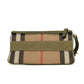 Burberry Check Canvas Wristlet Clutch Bag