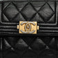 Chanel Caviar Quilted Small Boy Flap Wallet