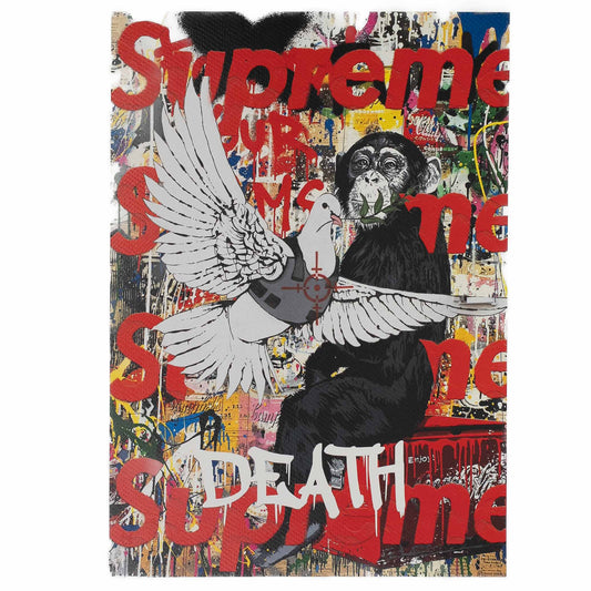 Death NYC street art 125