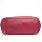 Prada Saffiano Lux Galleria Burgundy Leather Tote Bag