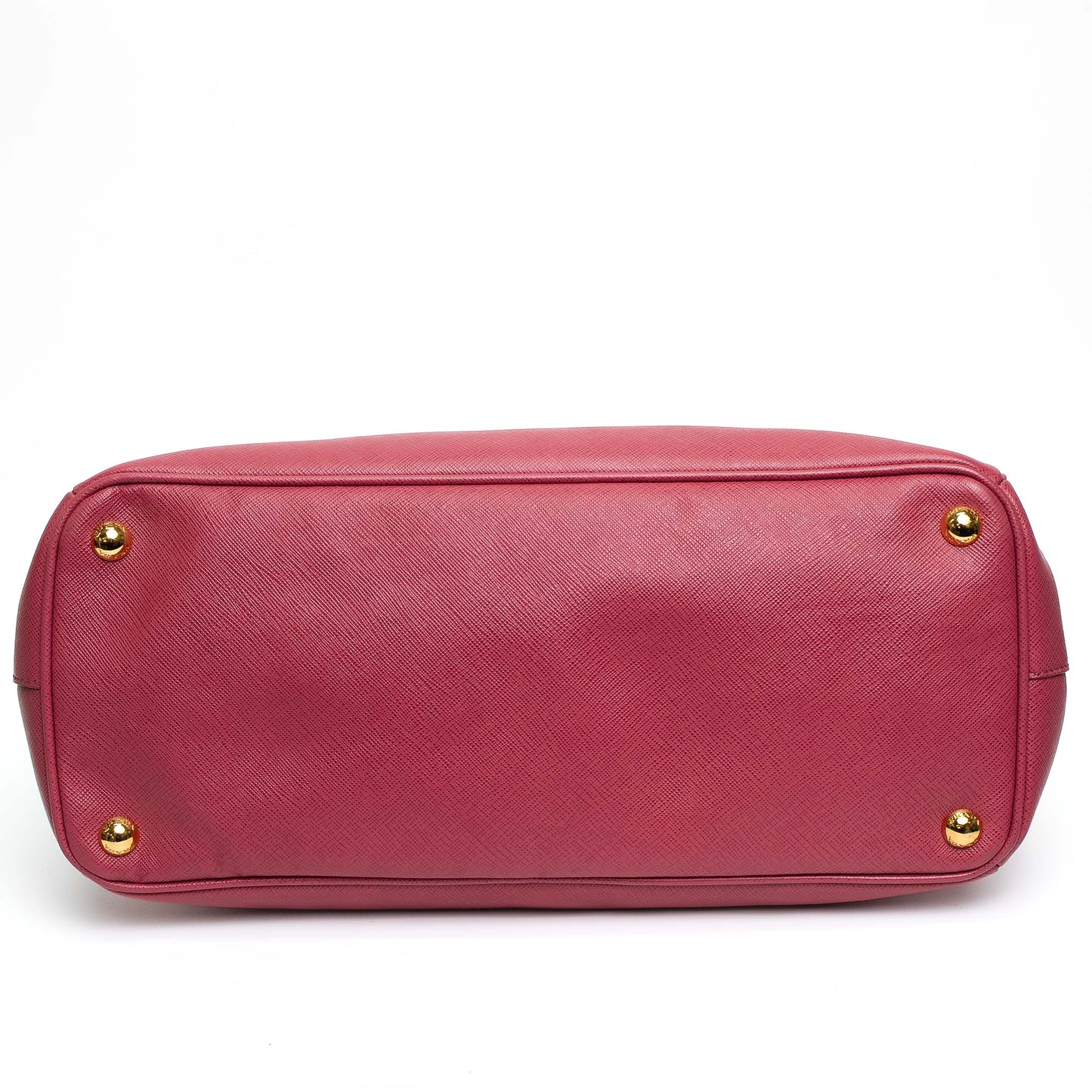 Prada Saffiano Lux Galleria Burgundy Leather Tote Bag