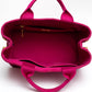 Prada Canvas Tote Pink Open Top Bag