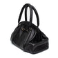 Dior Black Leather Framed Top Handle Shoulder Bag
