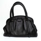 Dior Black Leather Framed Top Handle Shoulder Bag