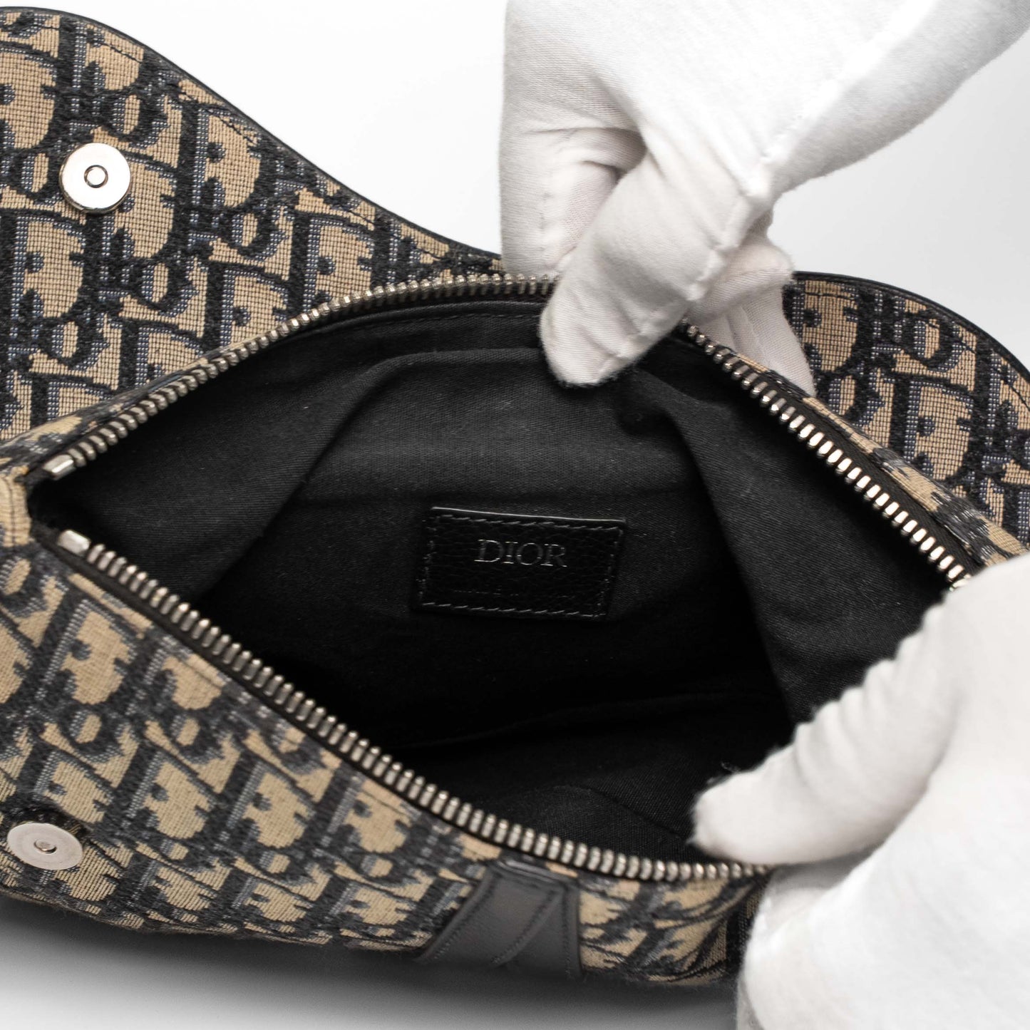 Christian Dior Saddle Oblique Crossbody Bag