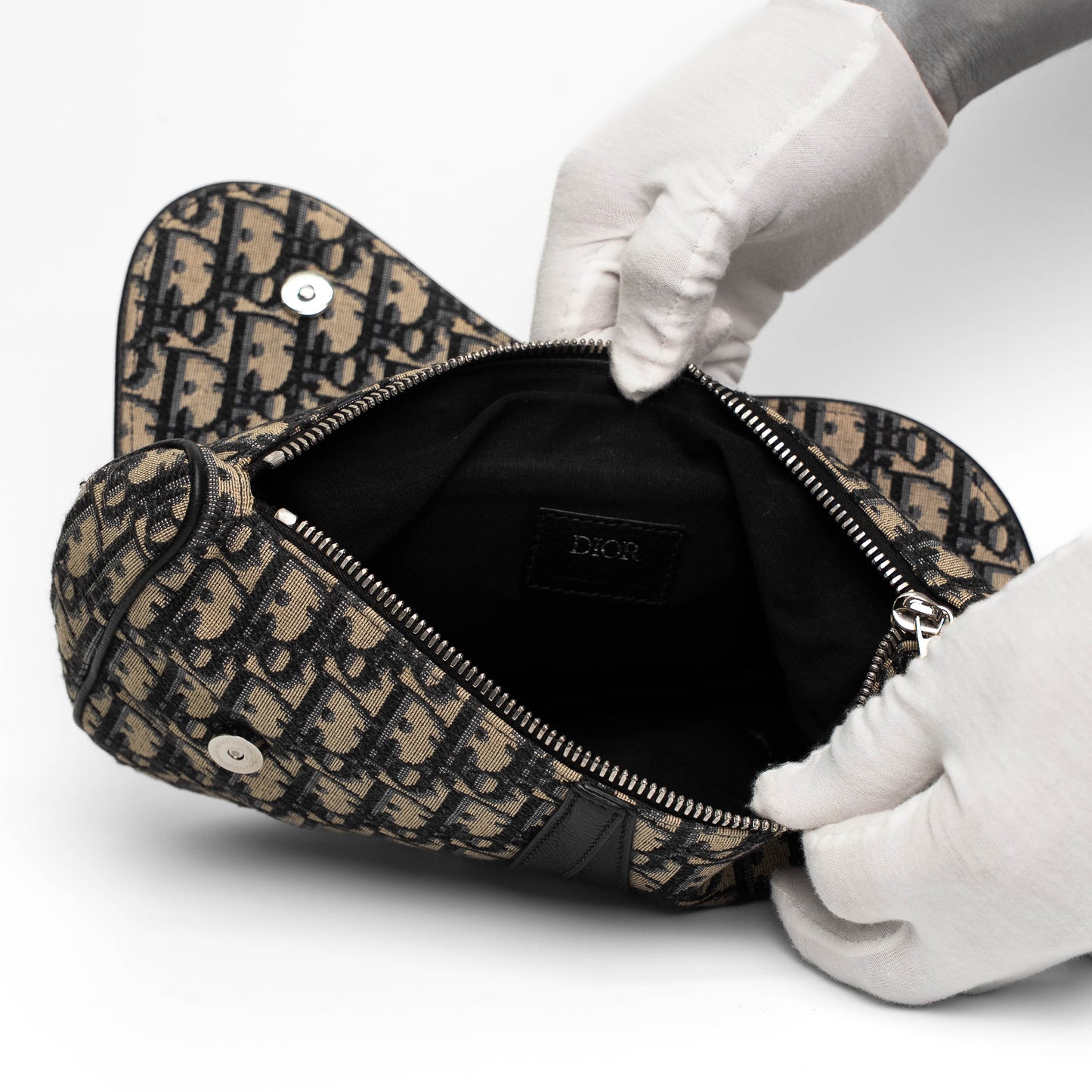 Christian Dior Saddle Oblique Crossbody Bag