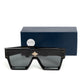 Louis Vuitton Cyclone Black Crystal Shield Sunglasses