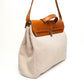 Hermès Herbag Messenger Canvas Leather Shoulder Travel Bag