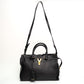 Saint Laurent Y Cabas Black Leather Top Handle Shoulder Bag