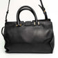 Saint Laurent Y Cabas Black Leather Top Handle Shoulder Bag