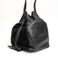 Prada Black Calf Leather Scamosciato Tassel Bucket Bag