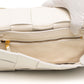 Bottega Veneta White Intrecciato Leather Crossbody Shoulder Bag