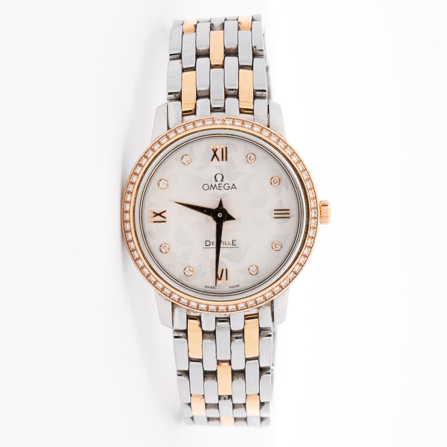 Omega De Ville Prestige Diamond Dial Watch