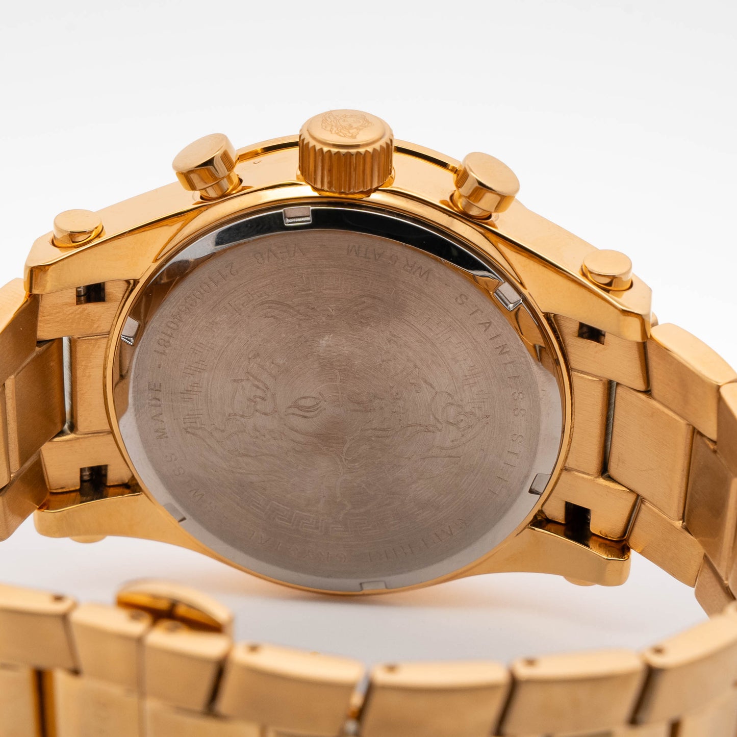 Versace Sport Chronograph Yellow Gold Watch