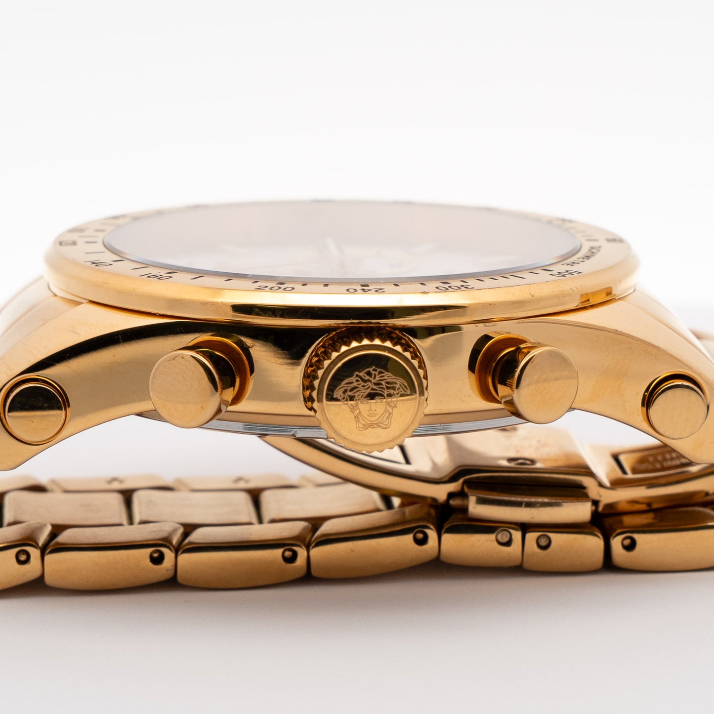 Versace Sport Chronograph Yellow Gold Watch