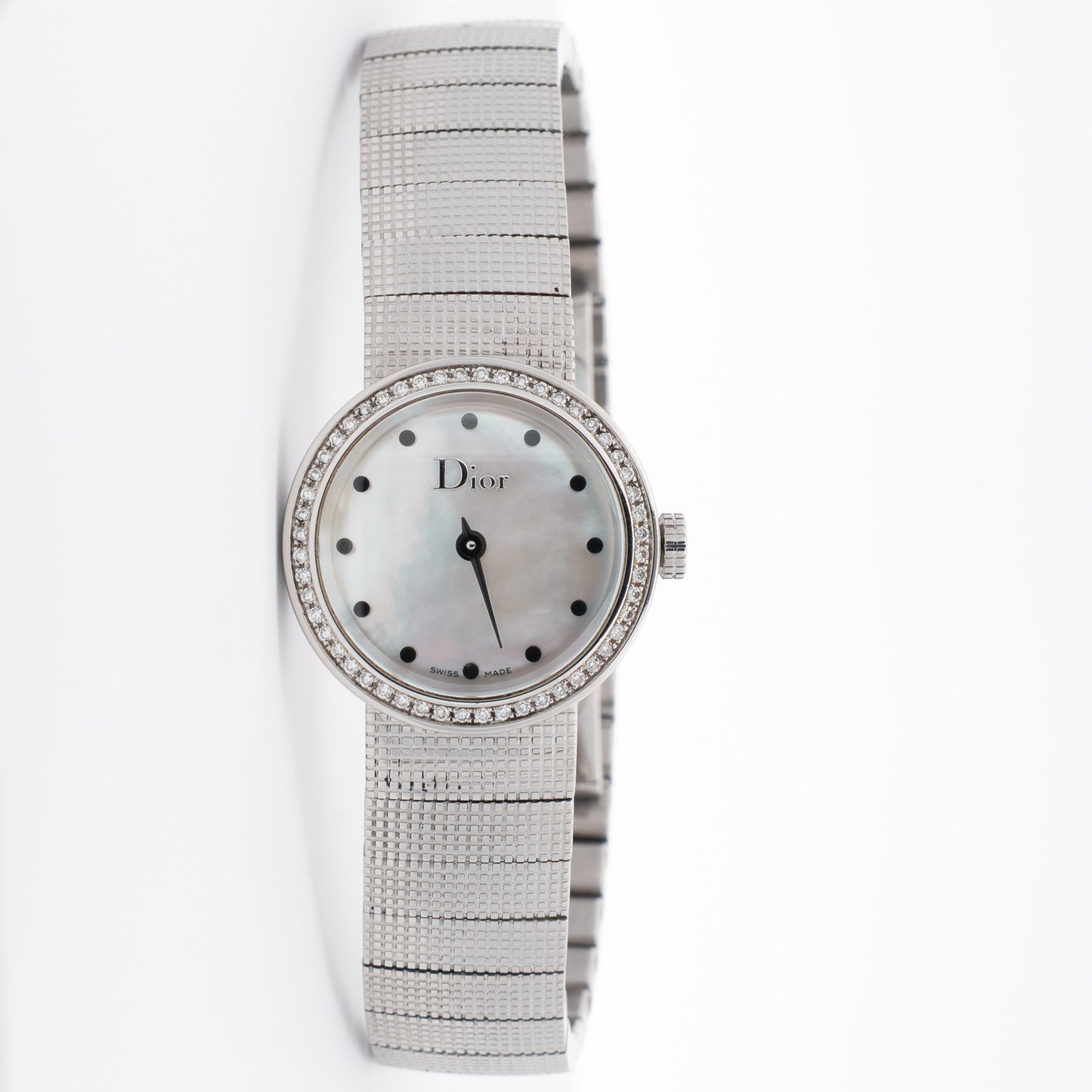 Dior Baby D Diamond Bezel Watch
