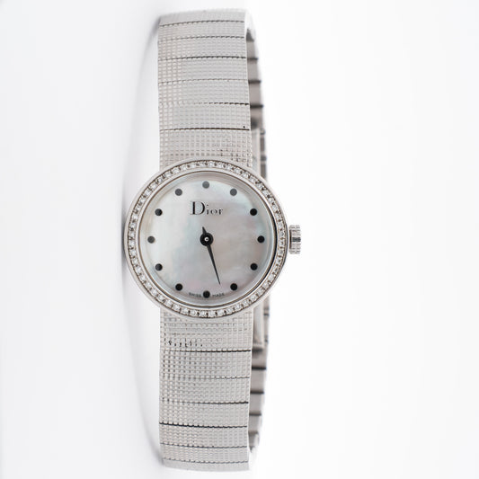 Dior Baby D Diamond Bezel Watch