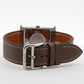 Hermès Heure H Stainless Steel Leather Watch