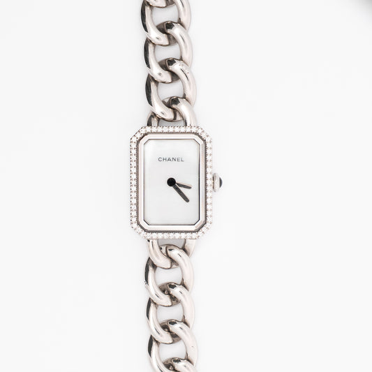Chanel Première Diamond Chain Mother Pearl Watch