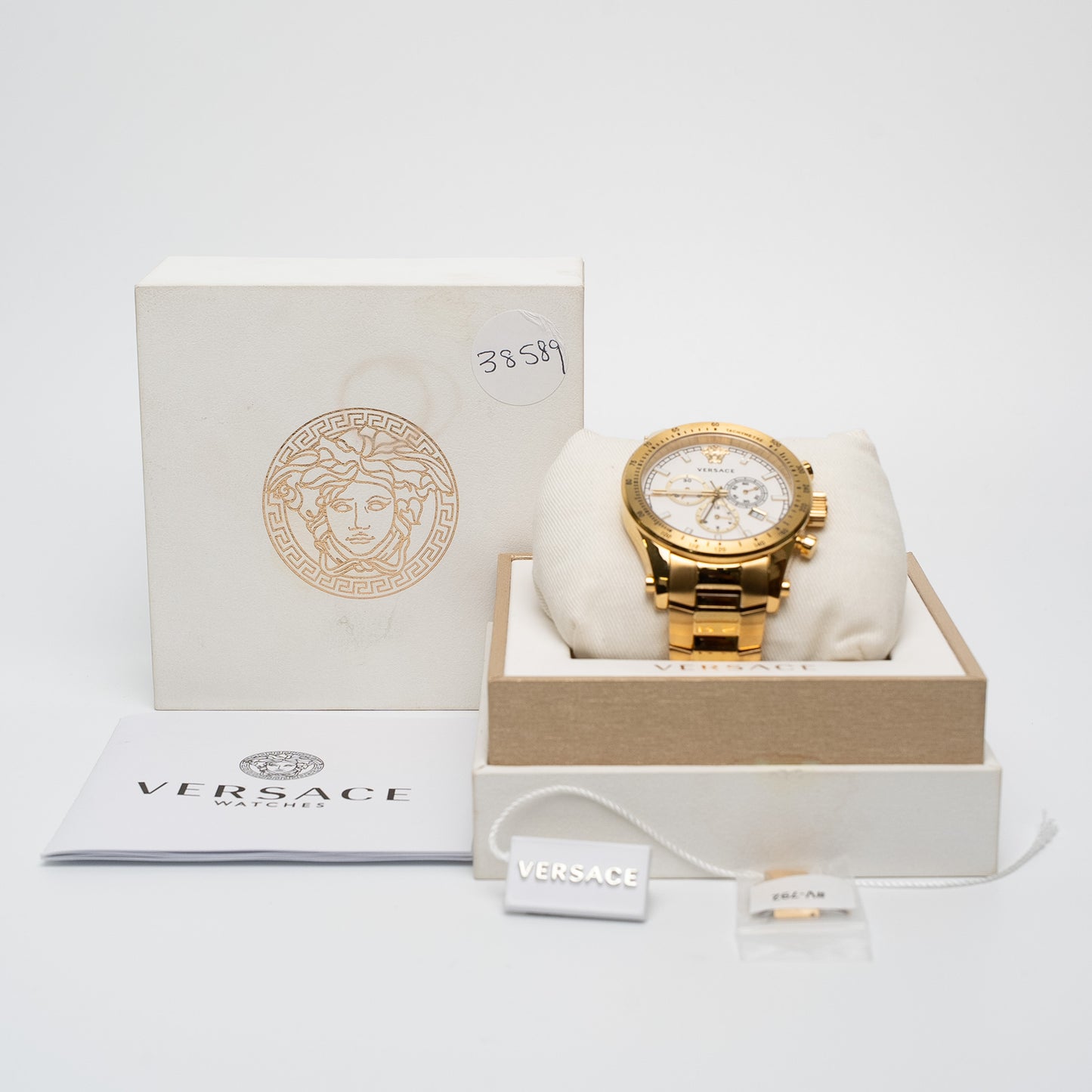 Versace Sport Chronograph Yellow Gold Watch